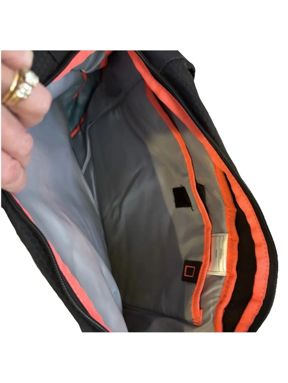 Adidas Sling Bag Backpack Black Pink Crossbody Gym Travel Unisex - Picture 6 of 8